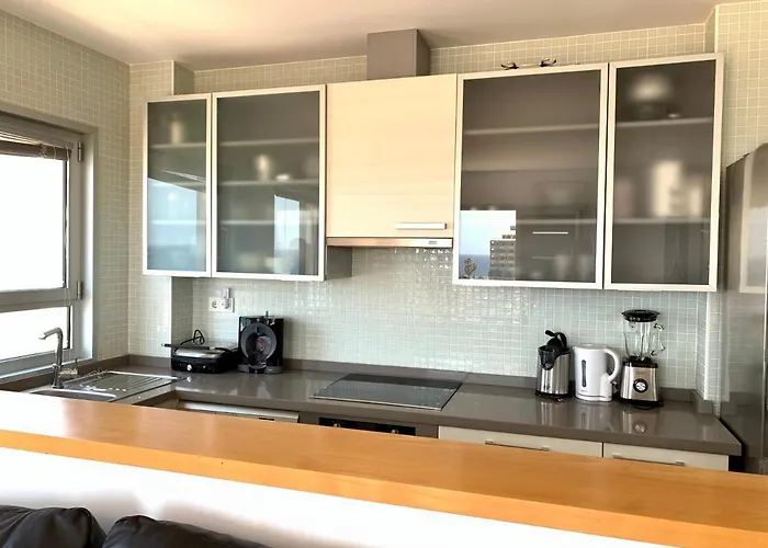 아파트 Beachfront Penthouse By Vv Canary Ocean Homes 엘메다노