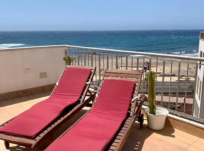 아파트 Beachfront Penthouse By Vv Canary Ocean Homes 엘메다노